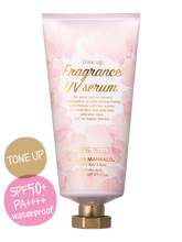 Load image into Gallery viewer, 🇯🇵 Ohana Mahaalo Tone up Fragrance UV sunscreen serum SPF 50+ PA++++, Pikake Aulii, 60g
