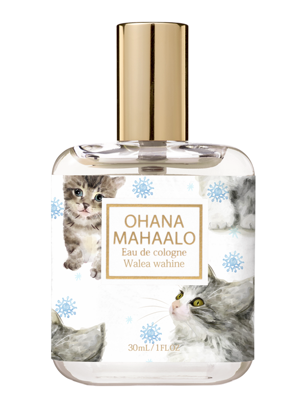 🇯🇵 Ohana Mahaalo Eau de Cologne, Walea wahine (Kitten), 30ml