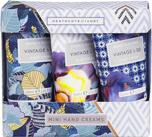 Load image into Gallery viewer, 🇬🇧 Vintage &amp; Co Braids &amp; Blooms Hand Cream Trio
