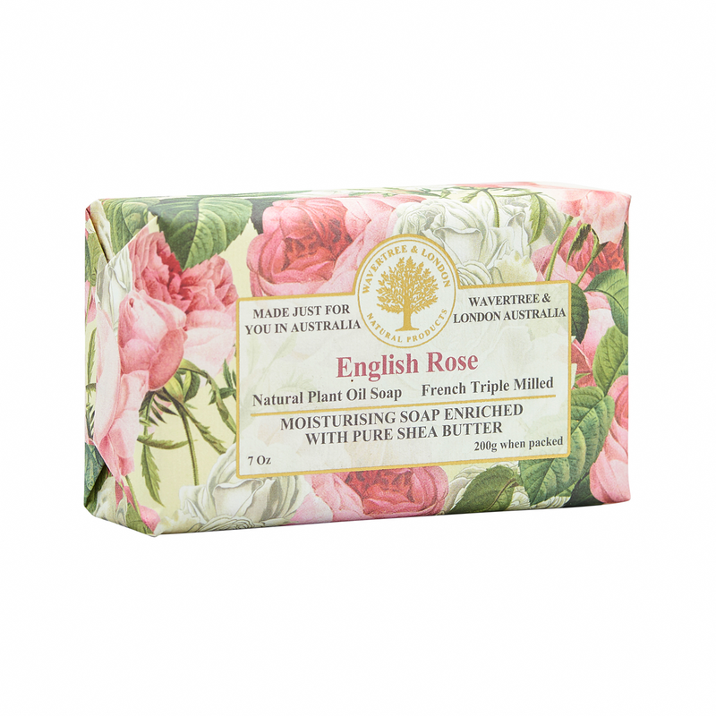 🇦🇺 Wavertree & London Natural Bar Soap, English Rose, 200g