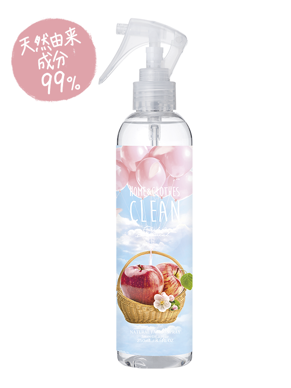 🇯🇵 Clean Fresh & Botanical Home & Clothes Fragrance Fabric Spray, Sweetie Apple, 250ml