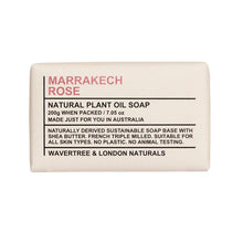 Load image into Gallery viewer, 🇦🇺 Wavertree and London Marrakech Rose Natural Plant Oil Soap Bar, 200g
