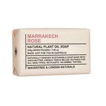 Load image into Gallery viewer, 🇦🇺 Wavertree and London Marrakech Rose Natural Plant Oil Soap Bar, 200g
